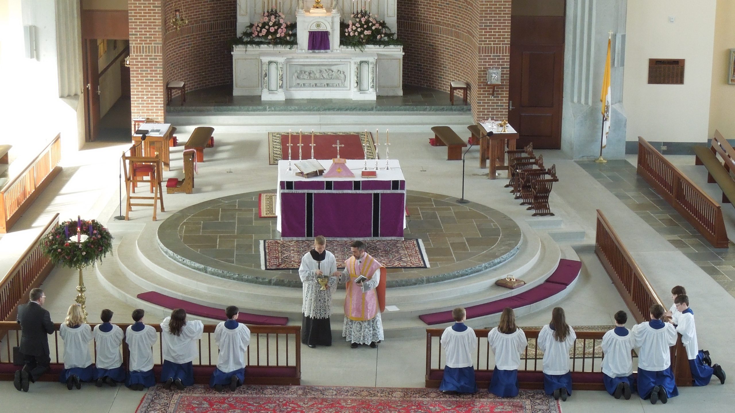 Blessing of the Choir Vestments Prince of Peace Catholic Church & School
