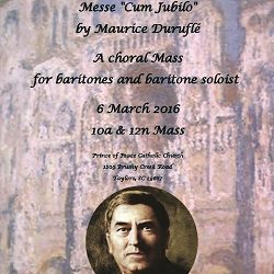 Messe “Cum Jubilo”  by Maurice Duruflé