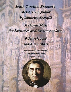 Messe “Cum Jubilo”  by Maurice Duruflé