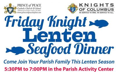 Menu – Friday Knight Dinner!