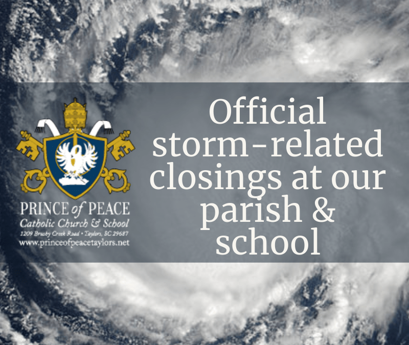 Hurricane Florence-Related News (School & Parish)