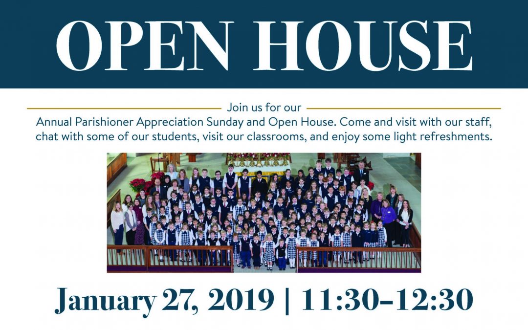 Open House on Sunday, 27 January 2019
