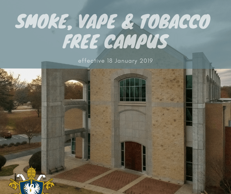 New! Smoke, Vape and Tobacco Free Campus