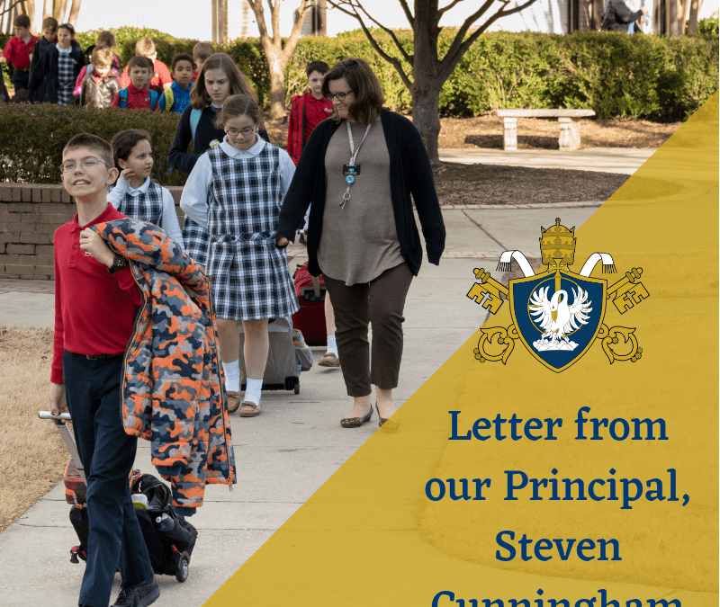 Letter from our Principal, Steven Cunningham