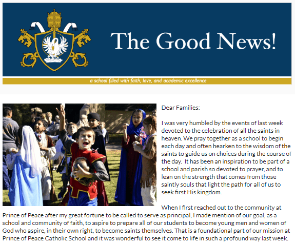 The Good News – 4 November 2019
