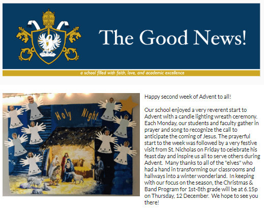 The Good News – 8 December 2019