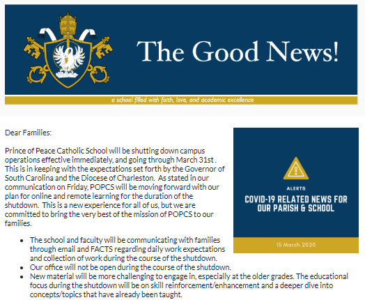 The Good News – 15 March 2020
