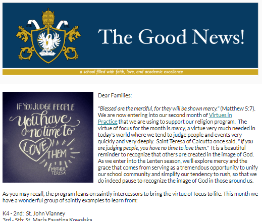 The Good News – 1 March 2020
