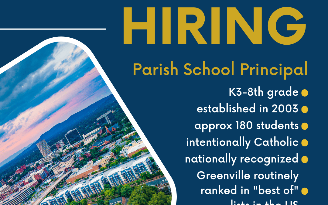 Become our parish school Principal!