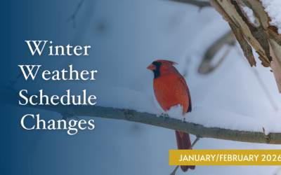 Weather-related Schedule Changes