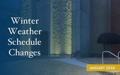 Weather-related Schedule Changes